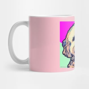 Poodle Cross Pop Art Cockerpoo Mug